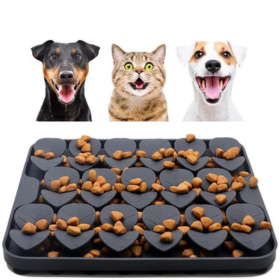 Grado alimenticio Silicona de alimentación lenta Tapete sólido para perros y gatos