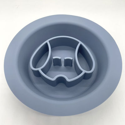 Tensión no aplicable Cuenco de limpieza de perro de silicona diseño de alimentador lento interactivo