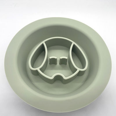 Tensión no aplicable Cuenco de limpieza de perro de silicona diseño de alimentador lento interactivo
