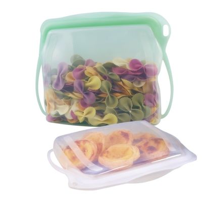 Bolsa de silicona para cocinar de grado alimenticio para almacenamiento resistente al agua y reutilizable 1 mm de espesor