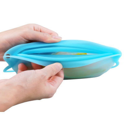Bolsa de silicona para cocinar de grado alimenticio para almacenamiento resistente al agua y reutilizable 1 mm de espesor
