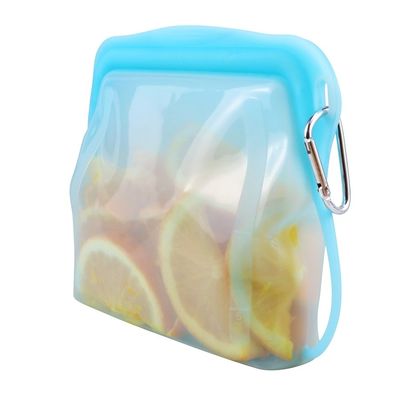 Bolsa de silicona para cocinar de grado alimenticio para almacenamiento resistente al agua y reutilizable 1 mm de espesor