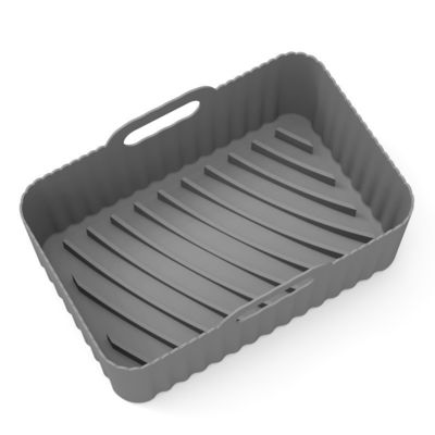 2pcs de comida segura no adhesivo freidora de aire de silicona accesorios de la olla de reemplazo bandeja de horneado