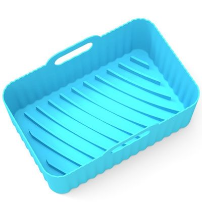 2pcs de comida segura no adhesivo freidora de aire de silicona accesorios de la olla de reemplazo bandeja de horneado
